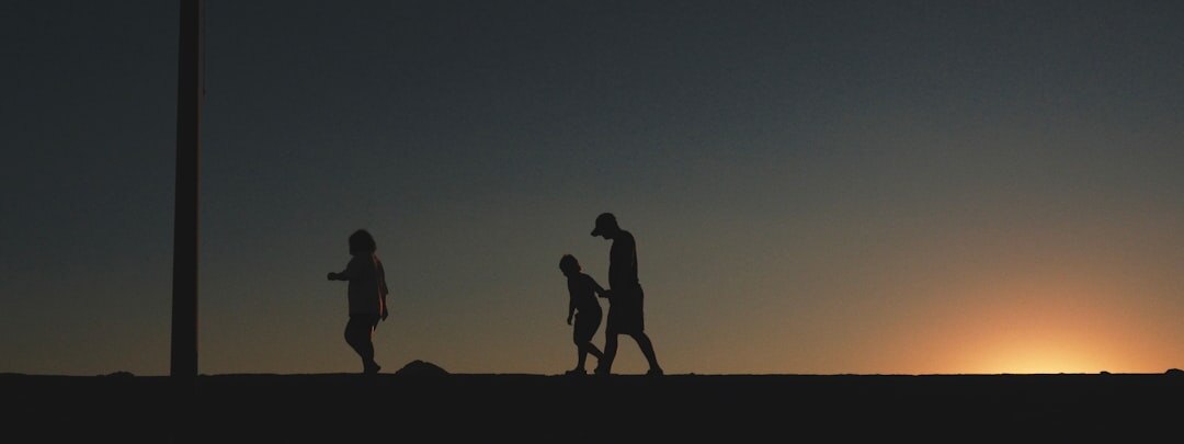 family walking together outdoors